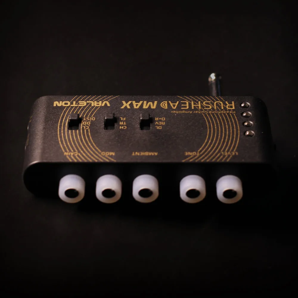 

Valeton Rushead Max USB Chargable Portable Pocket Guitar Bass Headphone Amp Carry-On Bedroom Plug-In Multi-Effects RH-100