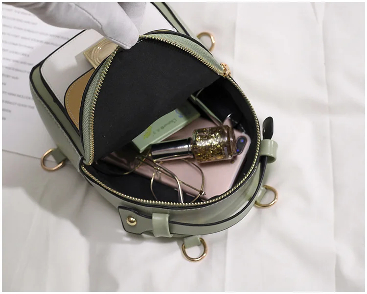 Новый женский рюкзак модный контрастный цвет сумка на плечо дорожная брендовая