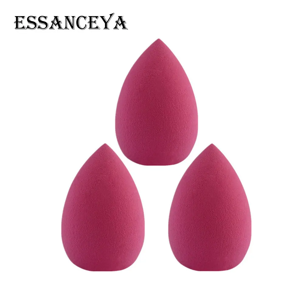 3PCS Pink ESSANCEYA 2-3 шт латексный спонж для макияжа в форме капли воды косметический спонж для макияжа спонж для лица крем косметическая пудра - Цвет: 3PCS Pink