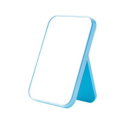 blue TWDW автономное портативное зеркало для макияжа складной настольный сортировщик зеркало для макияжа украшение зеркало для спальни ванной комнаты - Цвет: blue