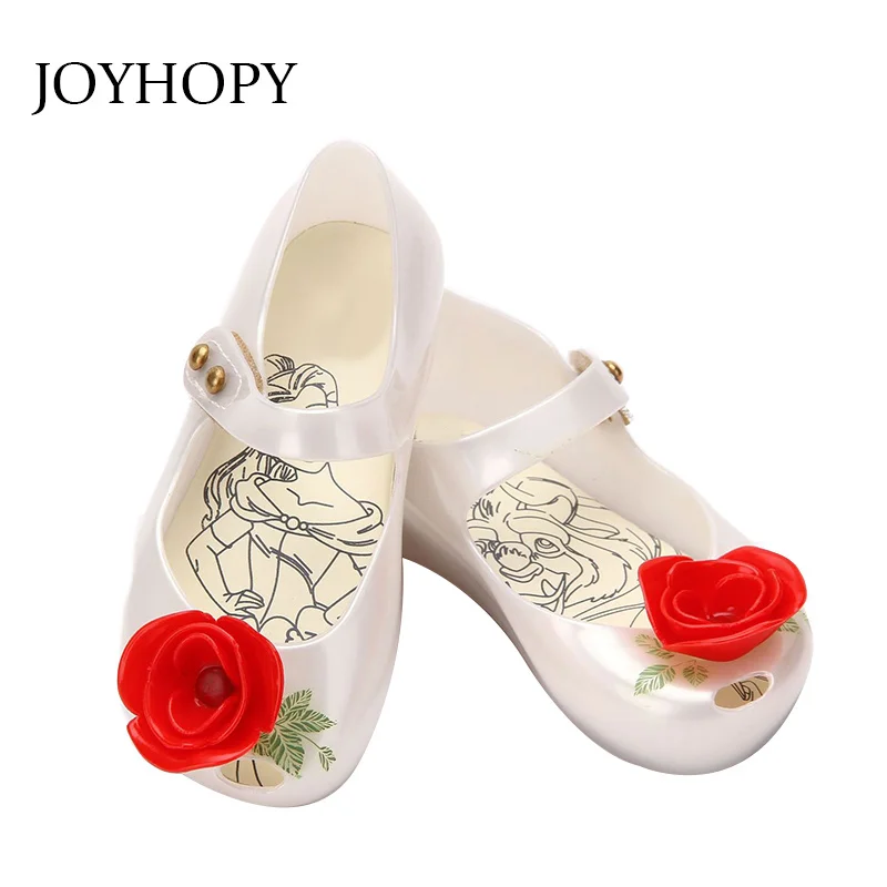 Желейные сандалии для девочек в бразильском стиле Красавица детская обувь с