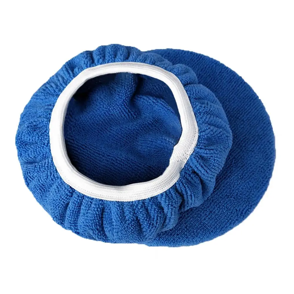 

8PCS 5-6Inc Car Polisher Pad Applicator Pad Microfiber Polishing Bonnet and Waxing Pad With Finger Pocket Cotton Wool Microfiber