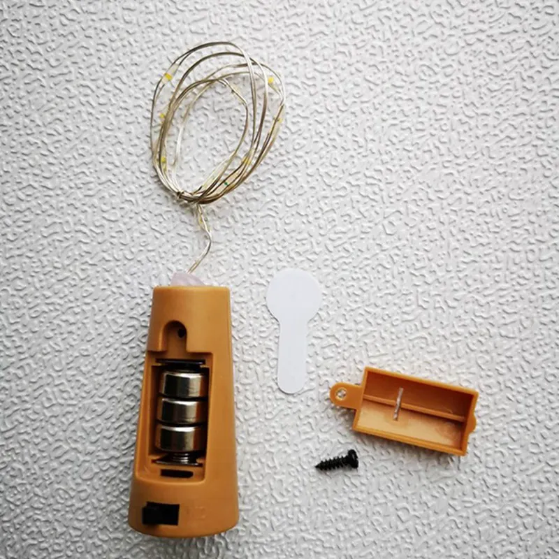 

Battery Powered Garland Wine Bottle Lights with Cork 2M 20 LED Copper Wire Colorful Fairy Lights String for Party Wedding Decor