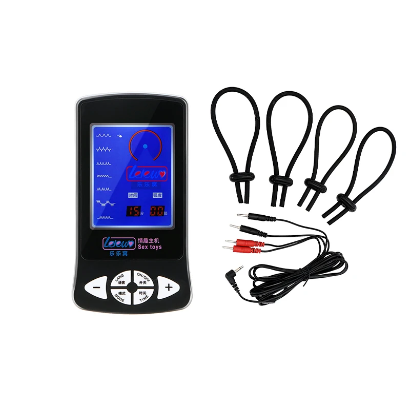 Кольцо для пениса с электрическим током ватина электростимуляция силиконовый