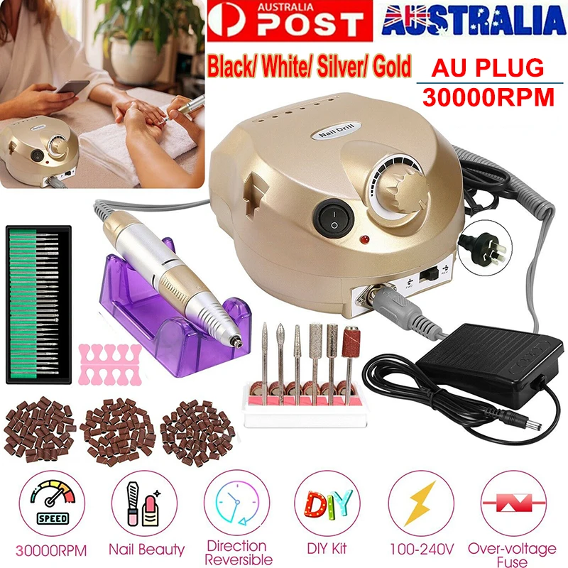 

35000 RPM Electric Nail Drill Machine Mill Cutter Sets For Manicure Nail Tips Manicure Electric Nail Pedicure File