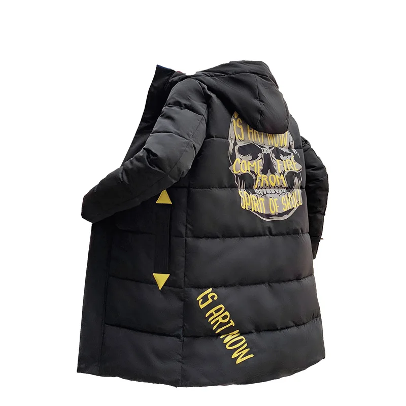 

Hot style winter keep warm cotton-padded jacket men's long hooded brand clothing loose Parka Oversize Thick Hooded Coat M-4XL