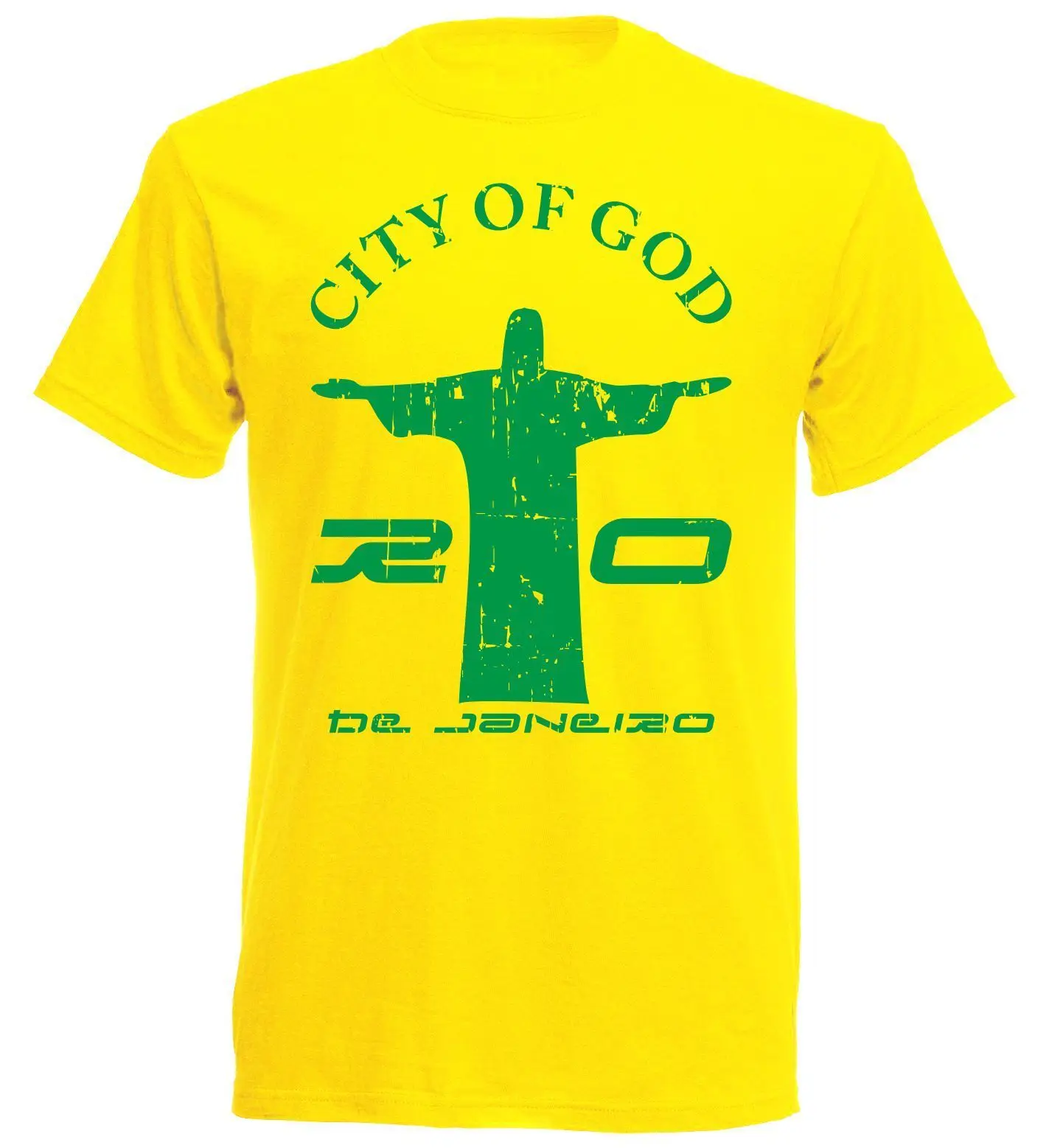 Модные мужские футболки футболка с круглым вырезом в Рио де Жанейро Brasil забавная