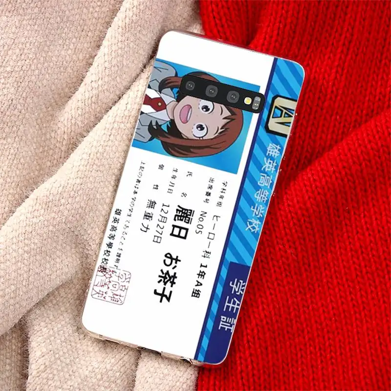 

My Hero Academia Midoriya Phone Case Transparent for Samsung A71 S9 10 20 HUAWEI p30 40 honor 10i 8x xiaomi note 8 Pro 10t 11