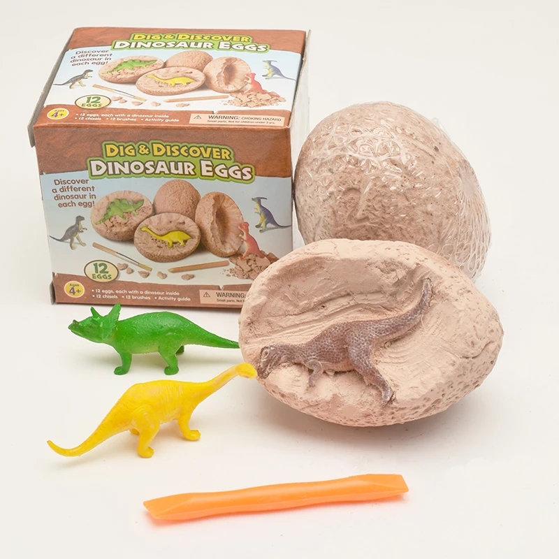 DIY Имитация Динозавра яйцо окаменелостей автология игрушечный экскаватор