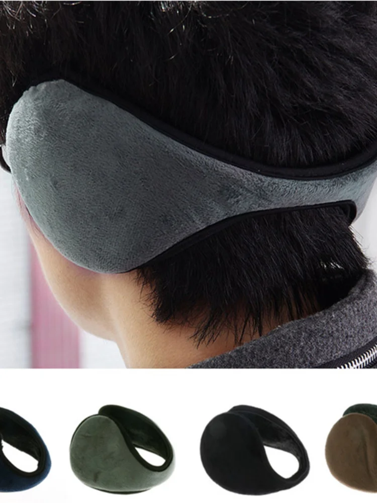 

2021 Earmuff Apparel Accessories Unisex Earmuff Winter Ear Muff Wrap Band Ear Warmer Earlap Gift Black/Coffee/Gray/Navy Blue