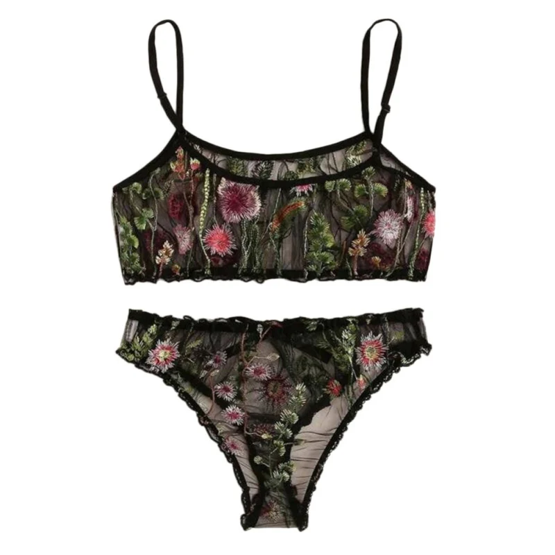 Для женщин сексуальные наборы бюстгальтер + трусы Дамское белье стринги