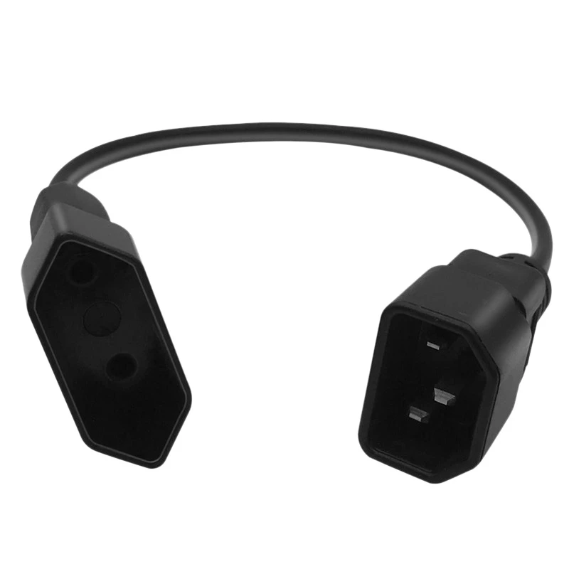 

For Power Adapter Cord , IEC 320 C14 Male Plug to European CEE 7/16 2Pin Female Power Cable for UPS PDU