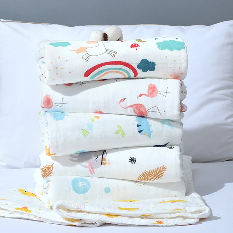 5 шт./компл. газовое комплект полотенец для малышей Многослойные Blacket детское