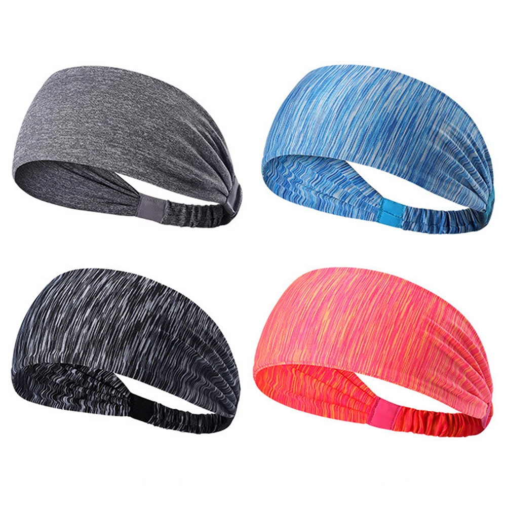 

4 шт. дышащая Йога Велоспорт повязка для езды на открытом воздухе спортивные тренировки Фитнес Эластичный Напульсник Футбол повязка на голо...