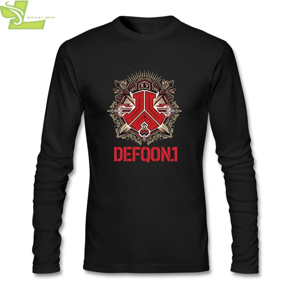 Мужская винтажная хлопковая футболка с длинным рукавом и круглым