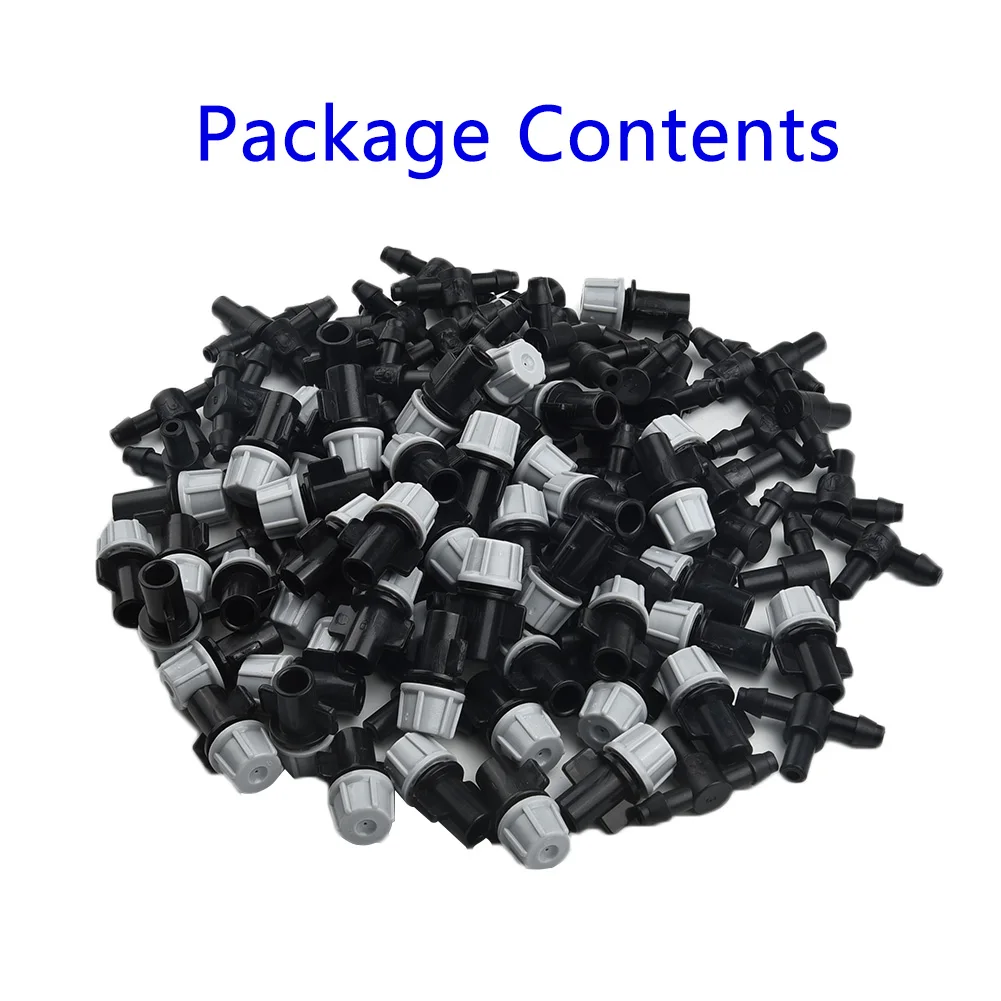 Water-Saving Micro flow drip head Hose Set Nozzle Garden Greenhouse Irrigation System 1/4\&quot | Дом и сад