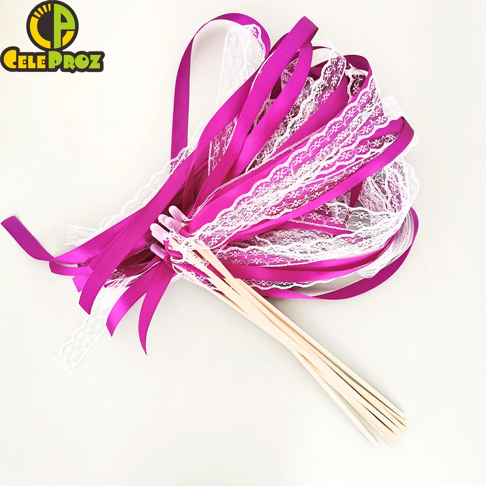 50 шт. свадебные ленты палочки скручивание стример танцевальный реквизит лента на