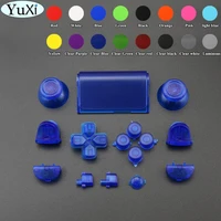 yuxi full set glow in the dark buttons cap replacement parts l1 l2 r1 r2 dpad for sony ps4 controller 2 0 version jds 001 010