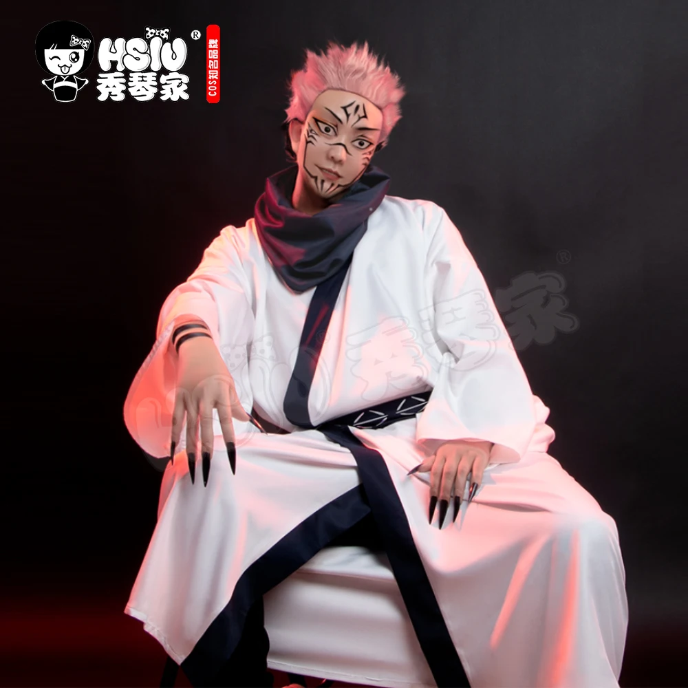 Ryo Для мужчин Sukuna Косплэй Костюм Аниме Jujutsu кайсен Сю взрослых наряды кимоно