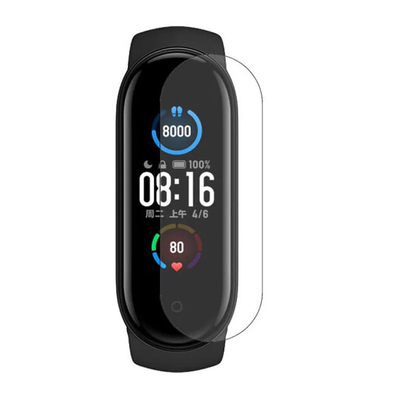 Мягкая защитная пленка из ТПУ с полным покрытием для Xiaomi Mi Band 5 Band5 Miband спортивный