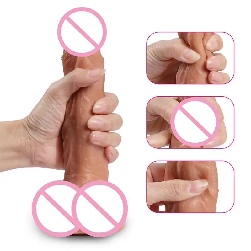 10 телескопических режимов реалистичный фаллоимитатор с присоской G Spot вибратор