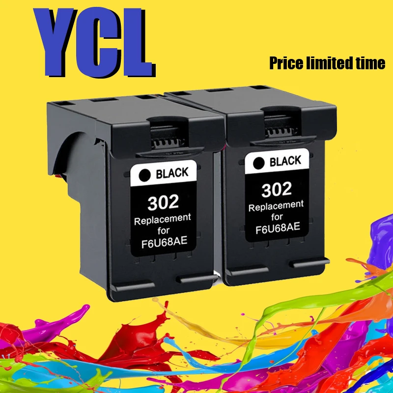 Картридж чернильный YLC совместимый с принтерами HP 302/HP 302/XL|Чернильные картриджи| |