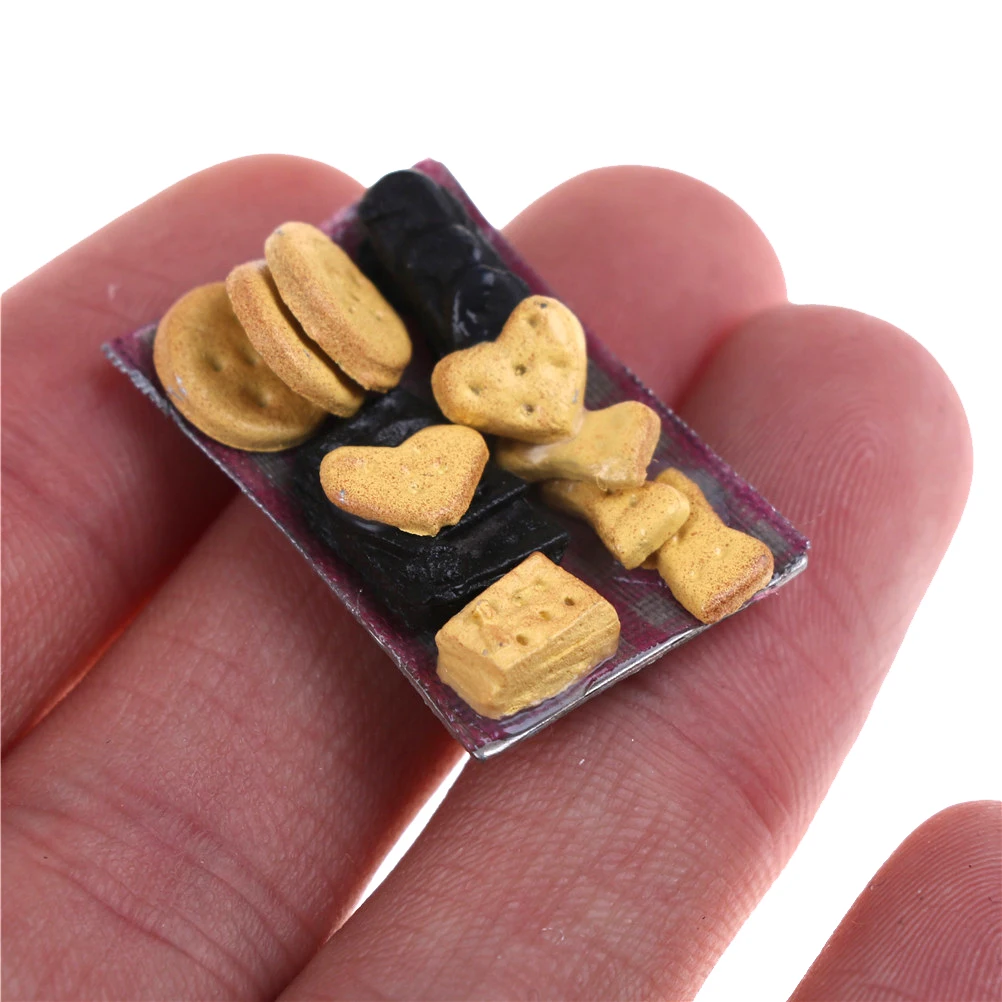 Новое поступление масштаб 1:12 миниатюрные пластиковые тарелки для кукольного