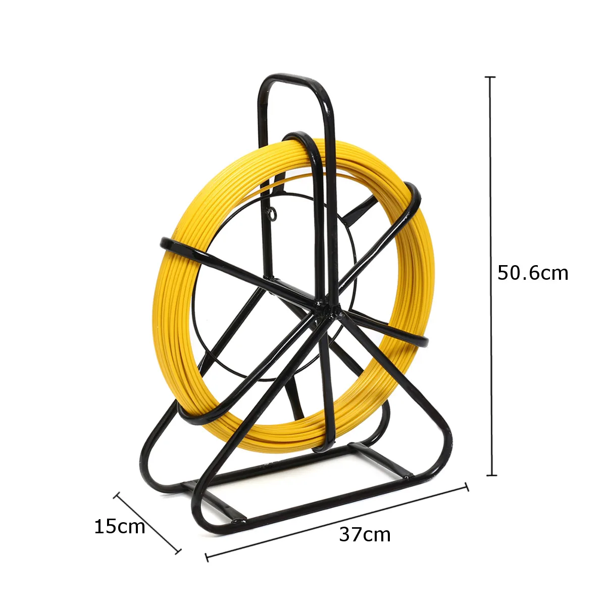 

4.5mm 100m Fish Tape Fiberglass Wire Cable Running Rod Duct Rodder Fishtape Puller For Floor Conduit Telecom Wall