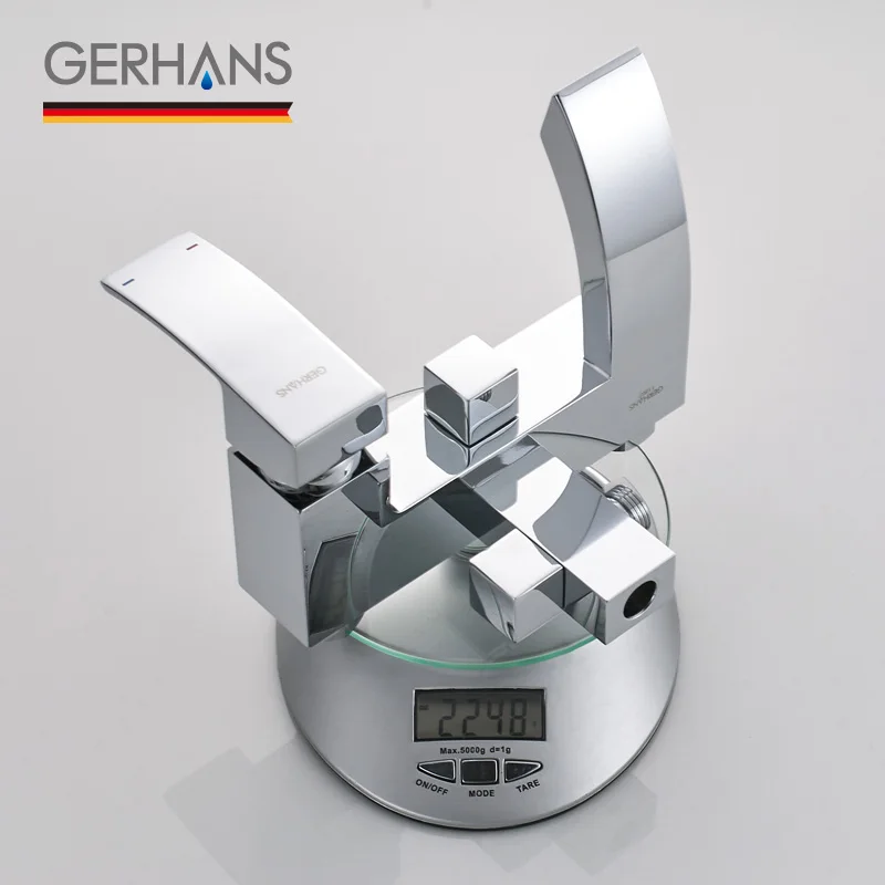 GERHANS Faucet K19014 Душевая система со смесителем и тропическим душем Цвет: Хром |
