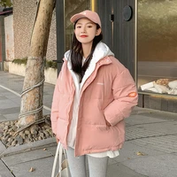 winter down cotton clothing cotton coat women s baggy coat cotton padded jacket 2021 new short student down jacket