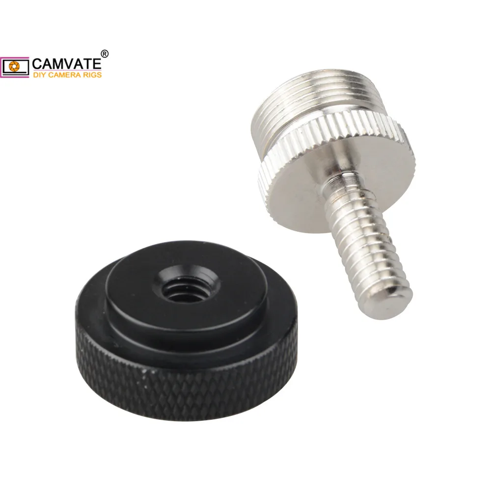 CAMVATE двухсторонний винт адаптер с наружной резьбой 5/8 &quot 27 Мужской до 1/4&quot 20 для