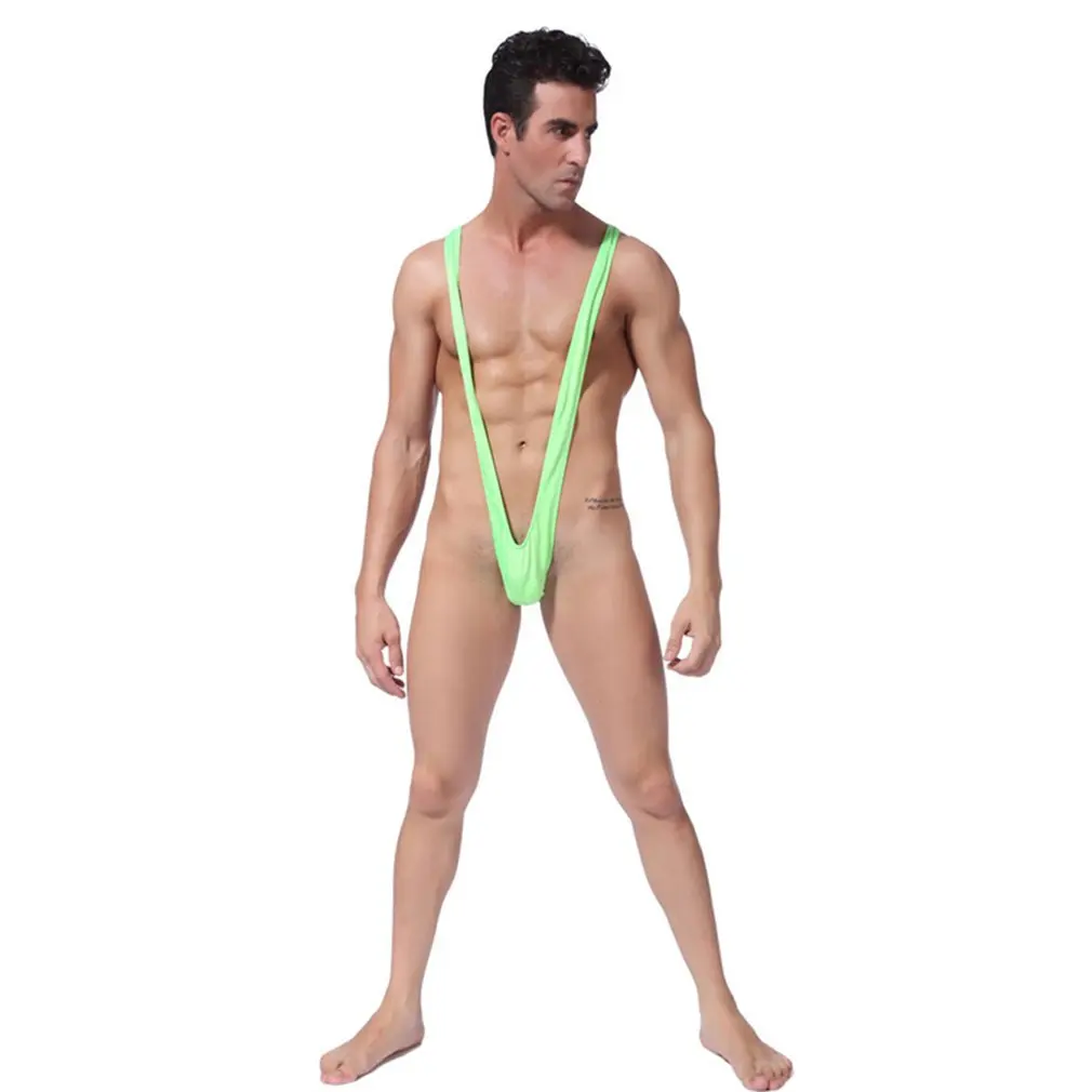 2020 Tonichella сексуальные мужские плавки стринги бикини нижние купальники Borat бандаж