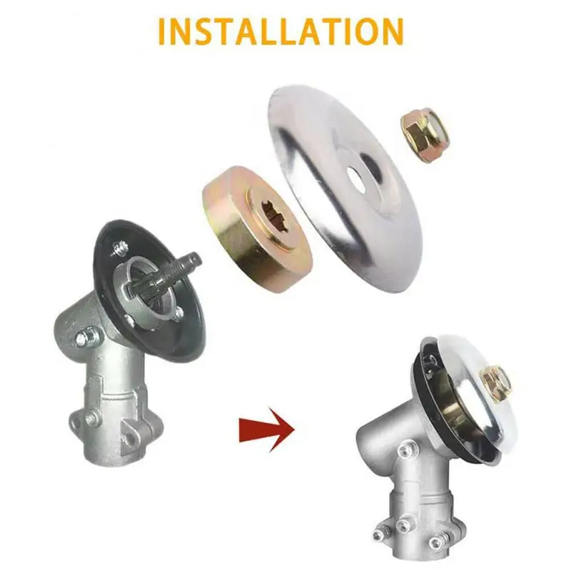 

8pcs Mower Accessories Blade Adapter Attachment Maintenance Kit Thrust Plate Gard Washer Rider Plate Collar Nut Allen Wrench