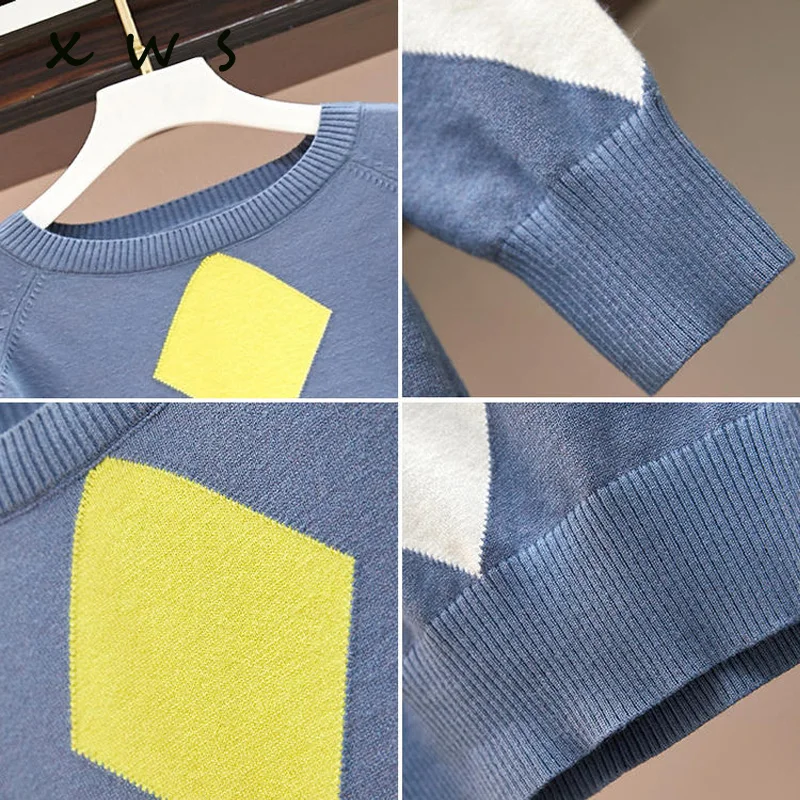 

utumn winter women pullovers French style long sleeve casual crop oversize sweater Retro Soft knitted jumpers sweater mujer Top