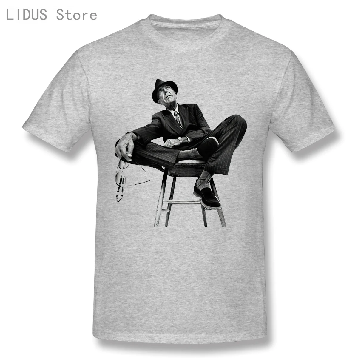 

T-Shirt 2020 Casual Short Sleeve TShirt Tee Palalula Mens Leonard Cohen Tribute Hot T Shirt Men's Basic Short Sleeve Tee Tops