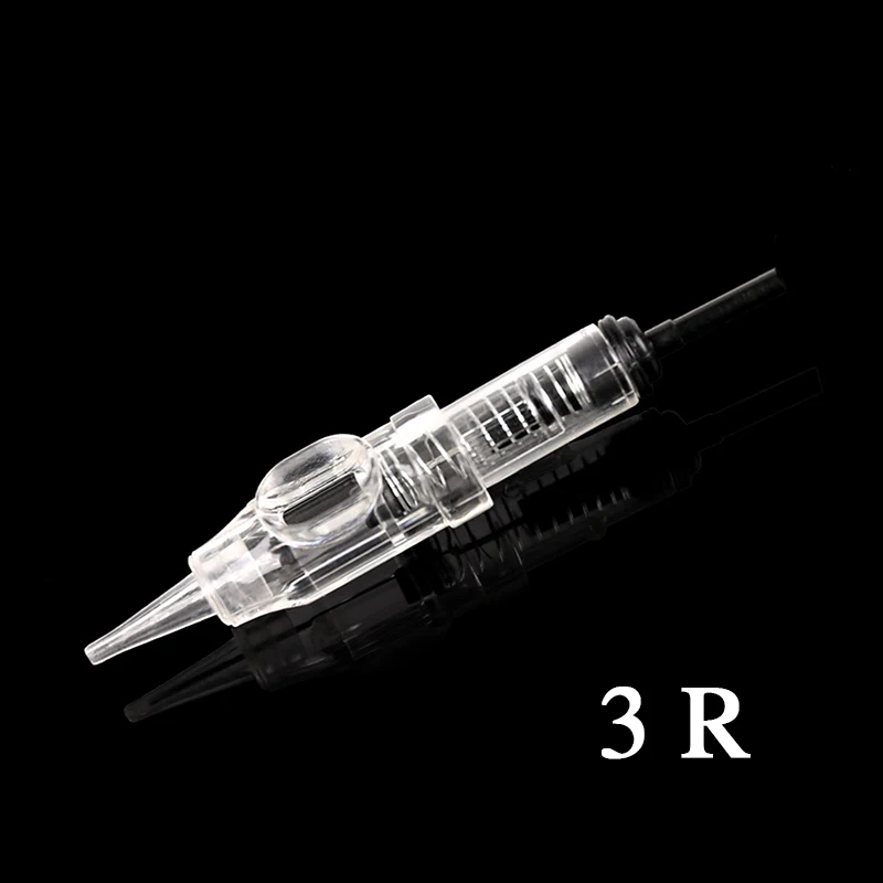 3R 100 шт 1rl 3rl 600D-G агуляс ЛЕГКО нажимает перманентные иглы для макияжа 5RL 5F для тату-картриджа иглы роторная швейцарская ручка - Габаритные размеры: 3R
