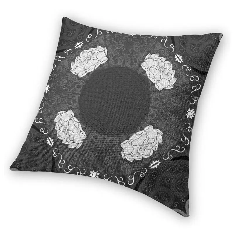 Мягкая античная бронза Лотос Фарфор наволочка для подушки домашний декор