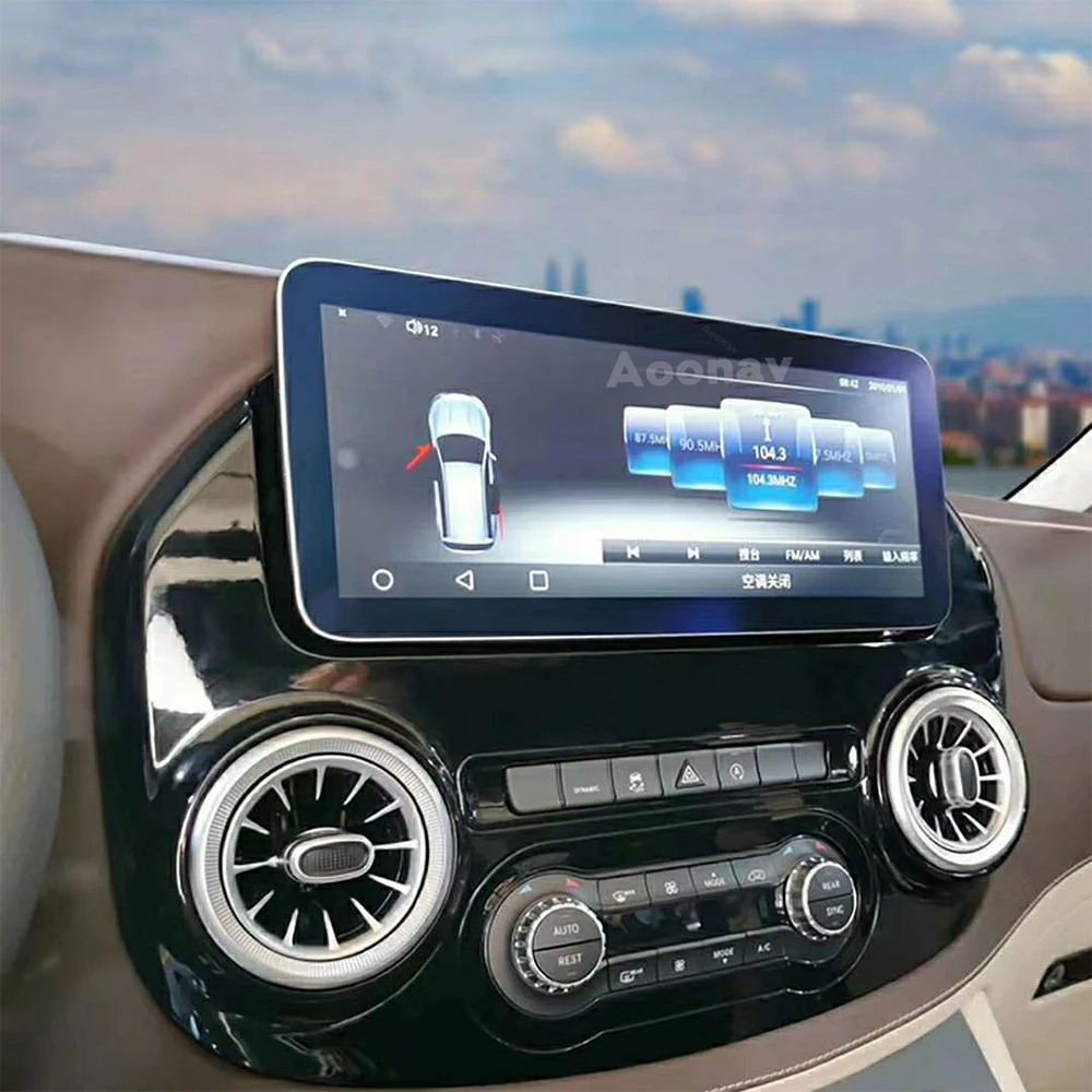 Автомобильная магнитола 128 ГБ Android для Mercedes Benz V Class Vito Viano Valente Metris W447 2015-2020