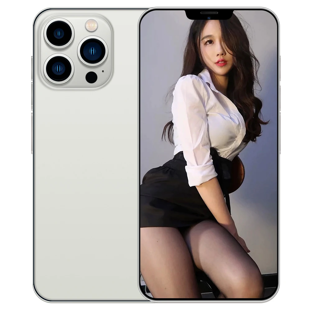 6.7 smartphone hd smartphone versão global i13promax 4gb ram + 64gb rom android 11 reconhecimento facial 10 core 4g/5g rede (0)