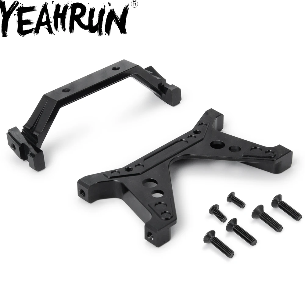 Переднее и заднее Алюминиевое Крепление Шасси YEAHRUN для Axial SCX10II 90046 90047 1/10 RC