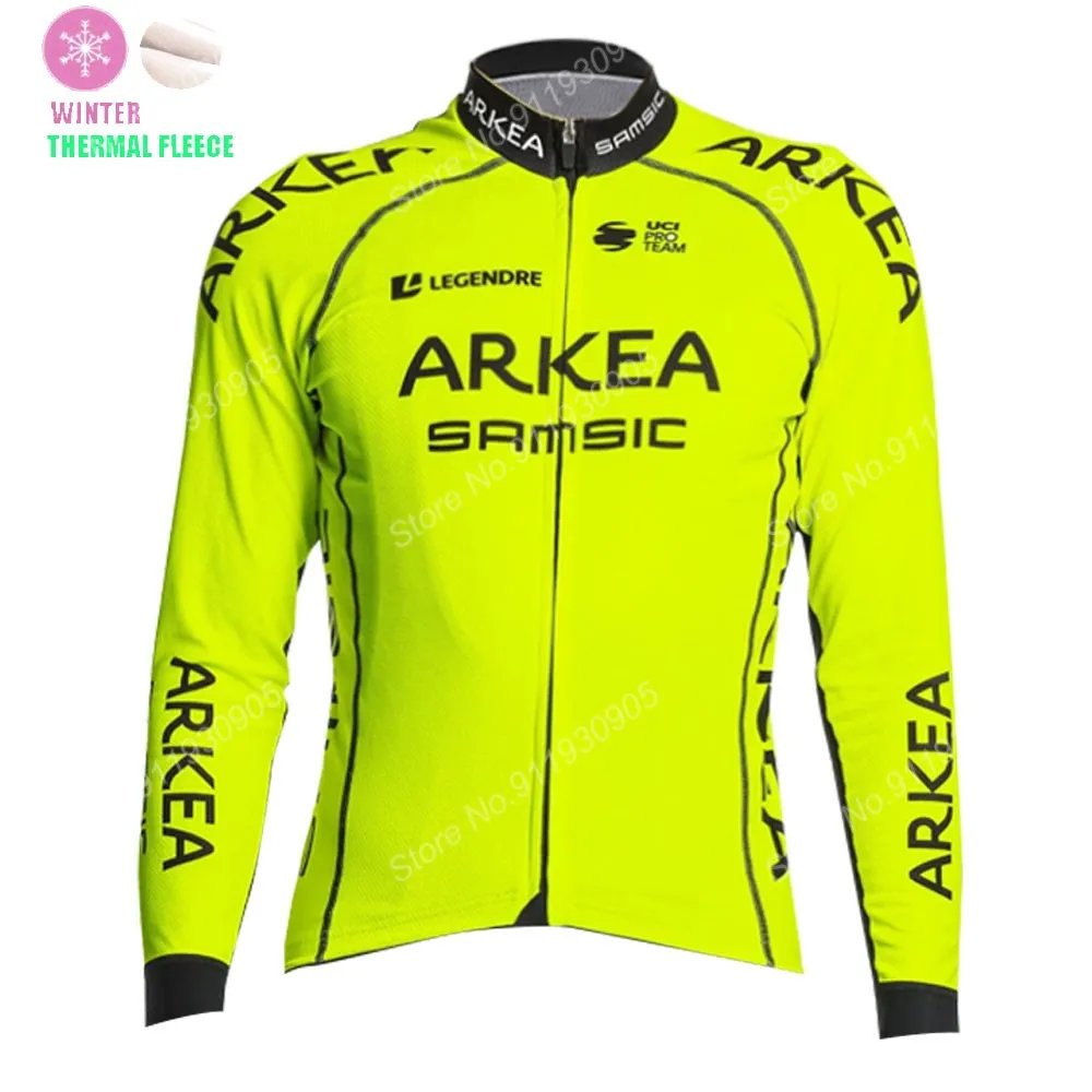 

Майо Arkea Samsic 2021 Велоспорт Джерси с длинным рукавом зимняя одежда мужские гоночные дорожные велосипедные рубашки велосипедные топы MTB Унифор...