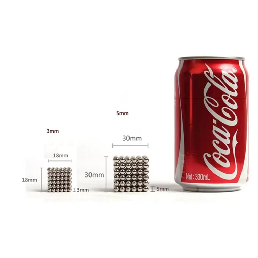 5 мм новые неодимовые металлические Волшебные магнитные шары кубики