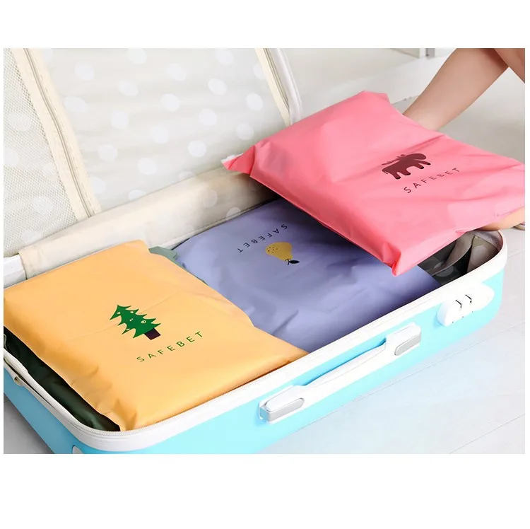 Новые Мультяшные дорожные сумки для хранения органайзер на молнии сумка одежды