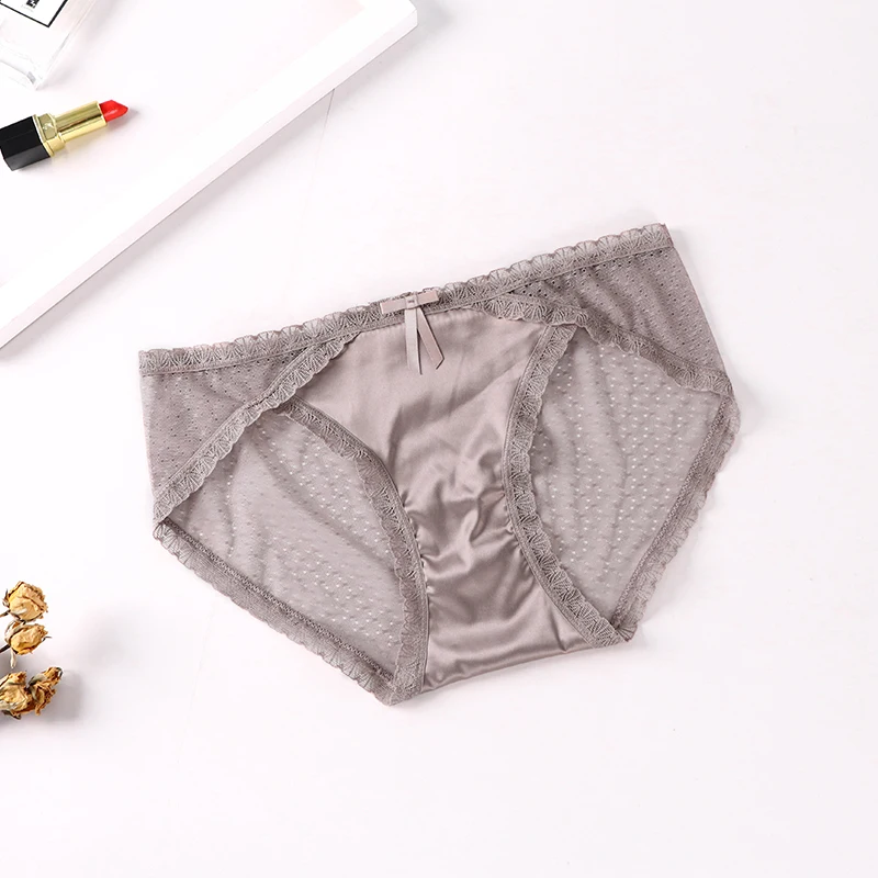 Сексуальное женское нижнее белье высококачественные трусы бесшовное атласное