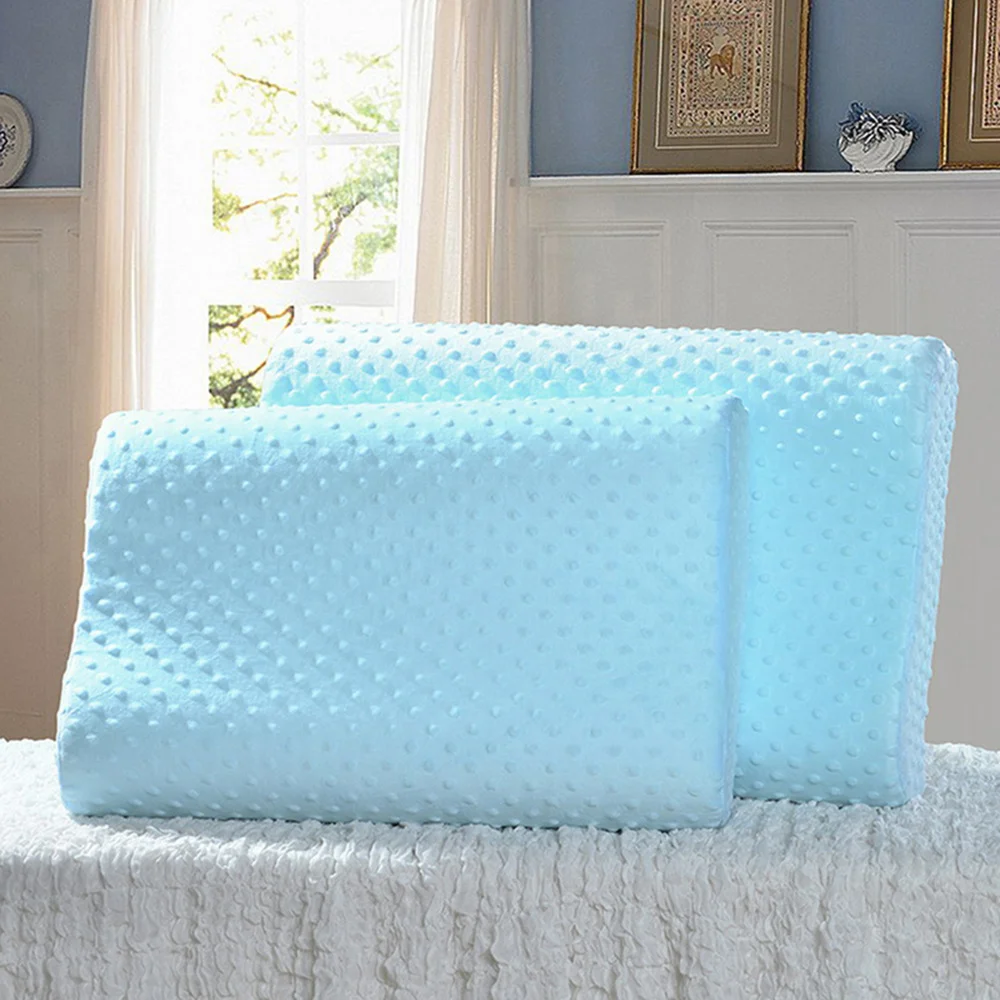 

Soft Massager For Cervical Health Care Memory Foam Orthopedic Latex Neck Fiber Slow Rebound Pillow