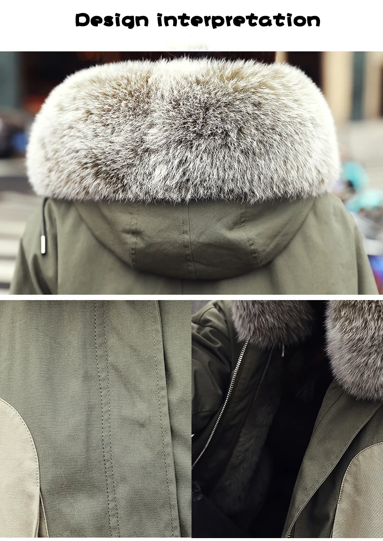 

2020New Korean Parkas Coat Women Fashion Casual Down Cotton Tops Winter Female Warm Thicken Mid-long Hooded Fur collar Outerwear