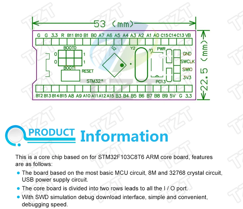 STM32F103C8T6 ARM STM32 минимальная системная макетная плата модуль для Arduino DIY Kit+ ST-Link V2 Mini STM8 симулятор загрузки