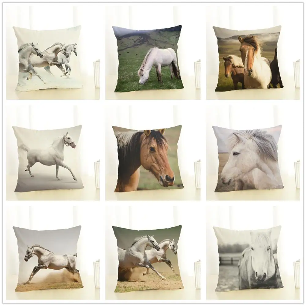 Модная наволочка для дивана 45x45 см хлопковая льняная Смешанная мягкая