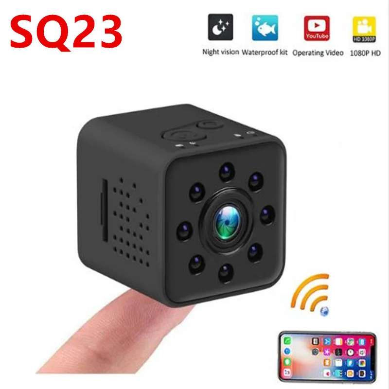 IP мини камера SQ23 1080P HD Wi Fi видеодатчик ночного видения Видеокамера микро s Dvr с