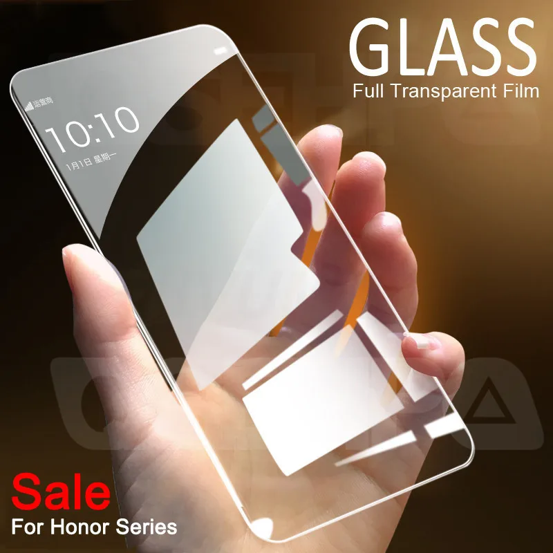 9H Protective Glass on the For Huawei Honor 20 10 9 8 Lite Screen Protector For Honor 9X 8X V20 V10 V9 Tempered Glass Film